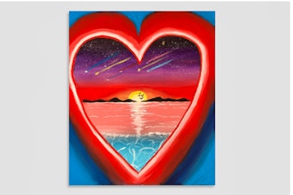 Heart Ocean – Paint and Sip